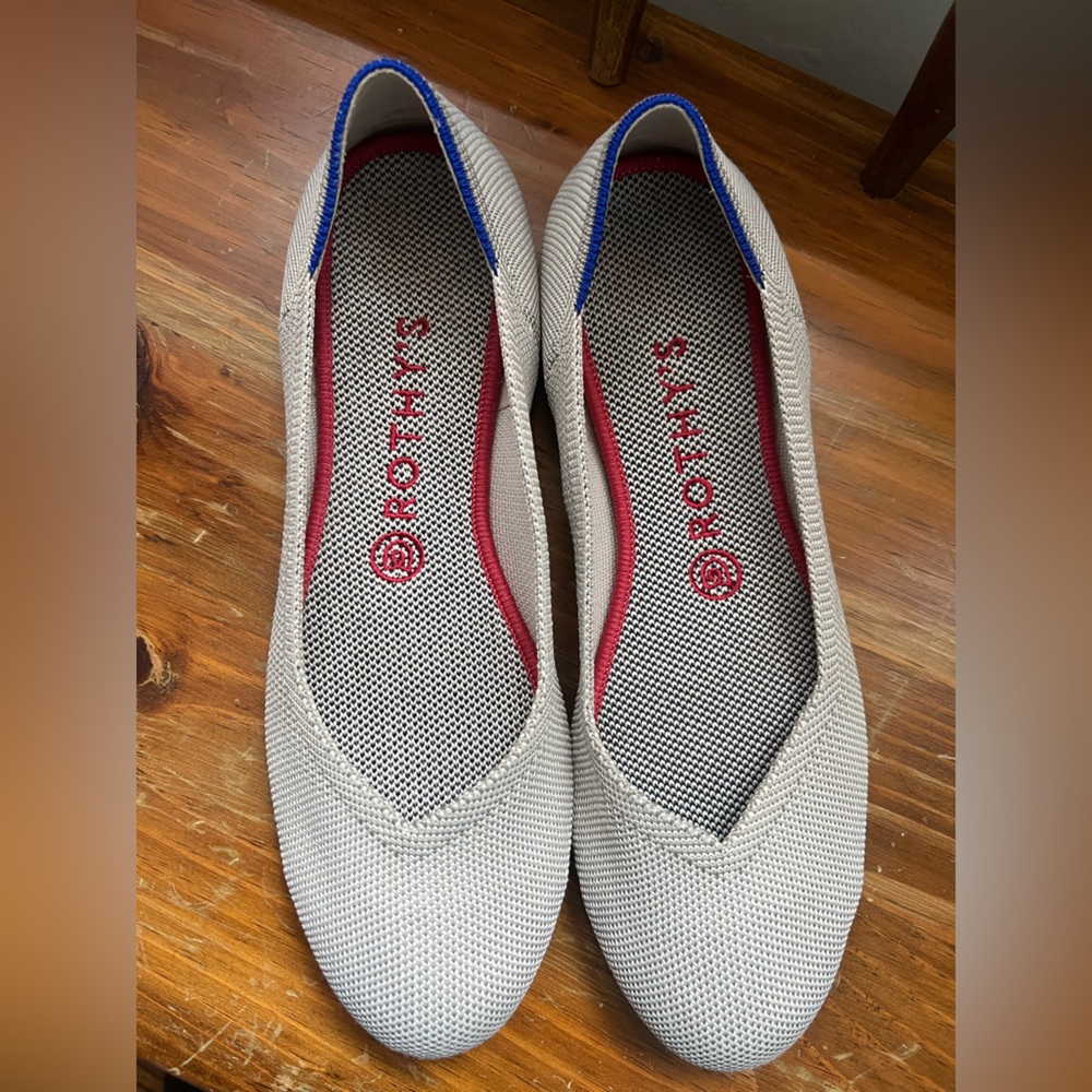Rothy's Gray Dress Flats
